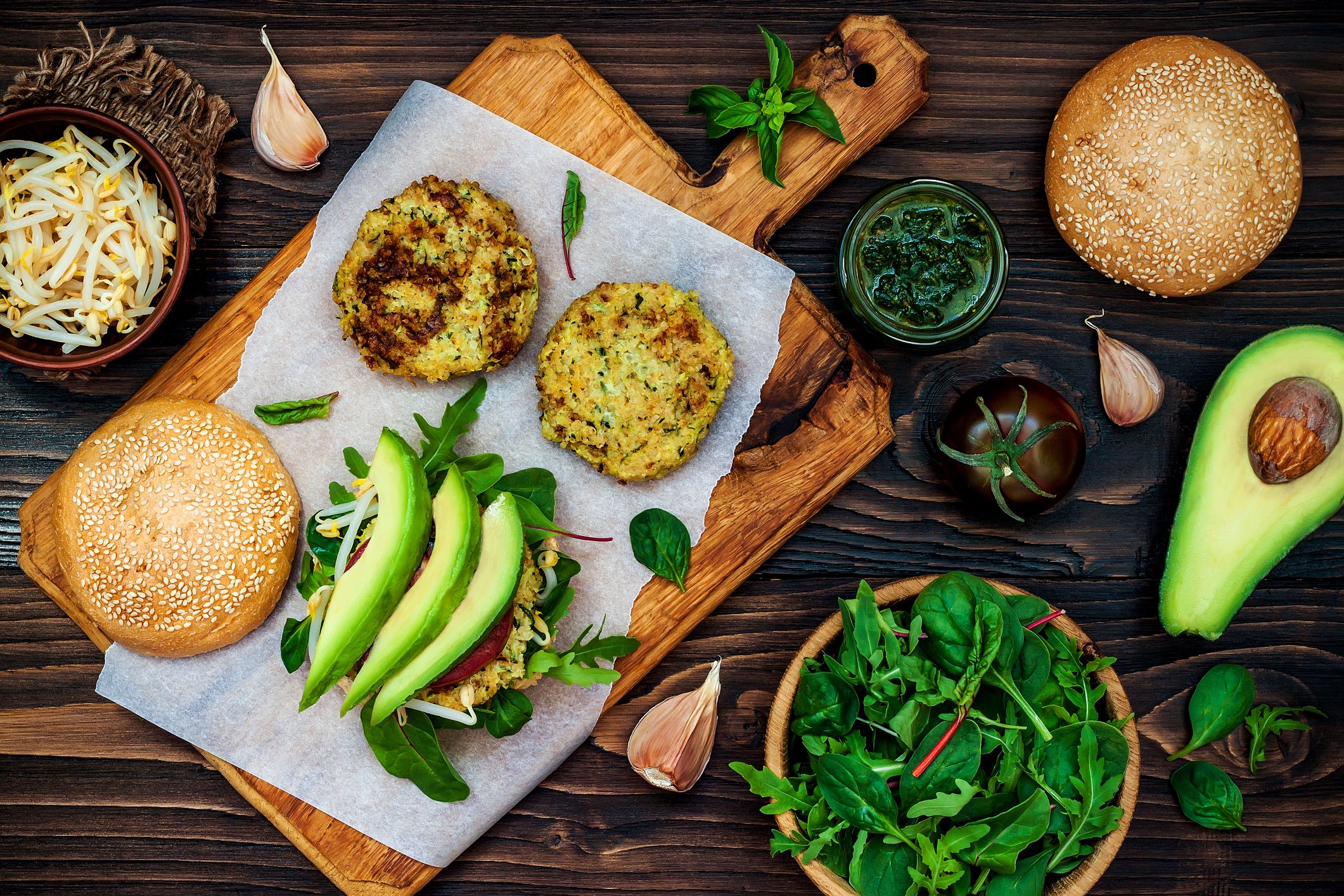 Vegetarischen Burger selber machen