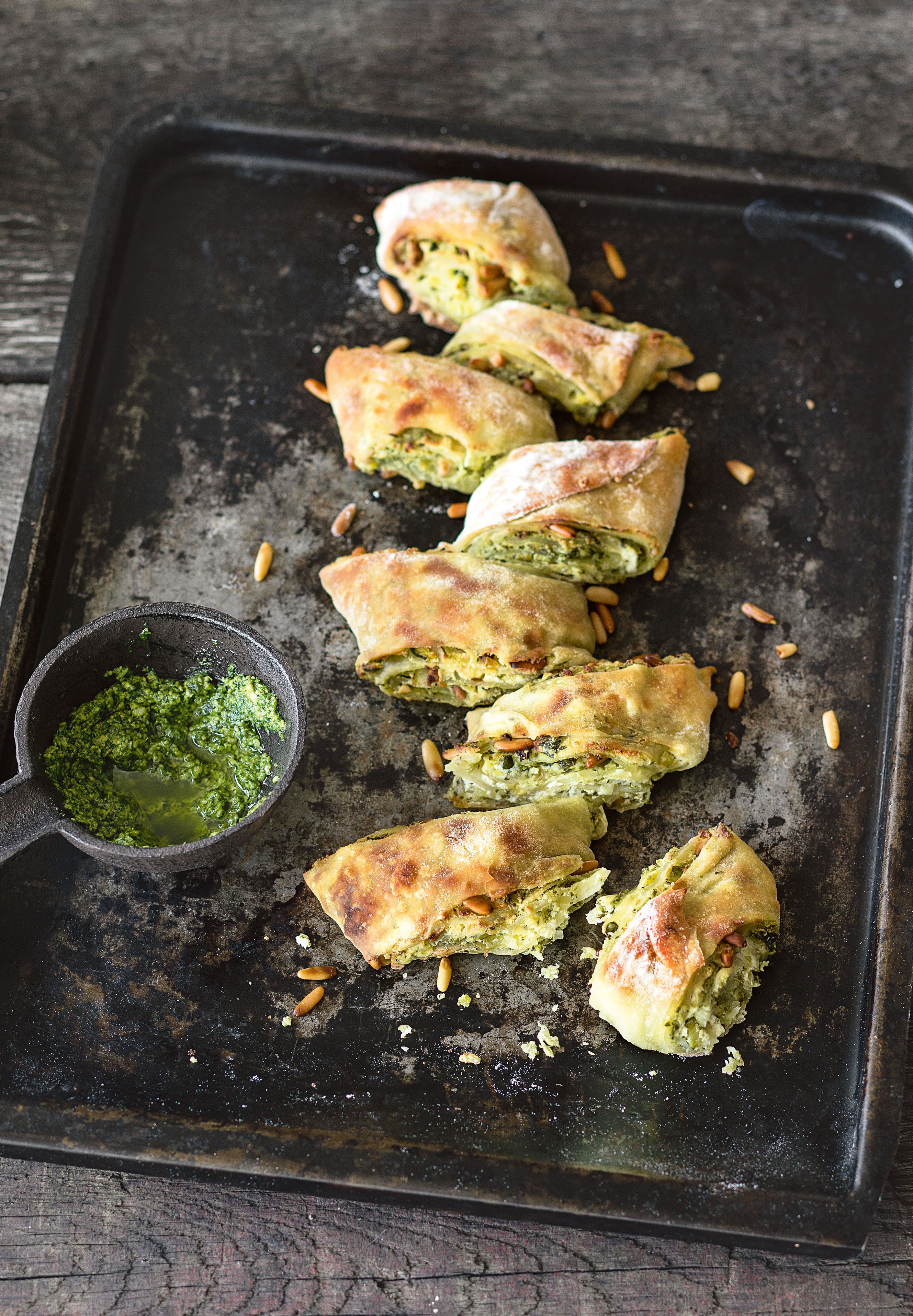 Zupfbrot-Rezept mit Zucchini