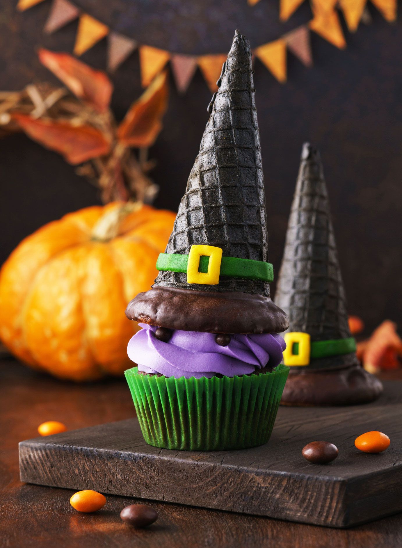 Hexen-Cupcakes für Halloween