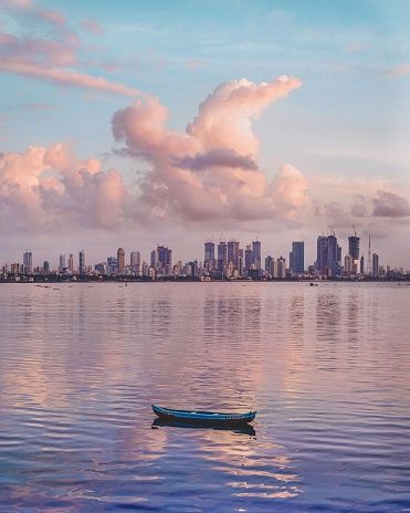 Die Skyline von Mumbai.
