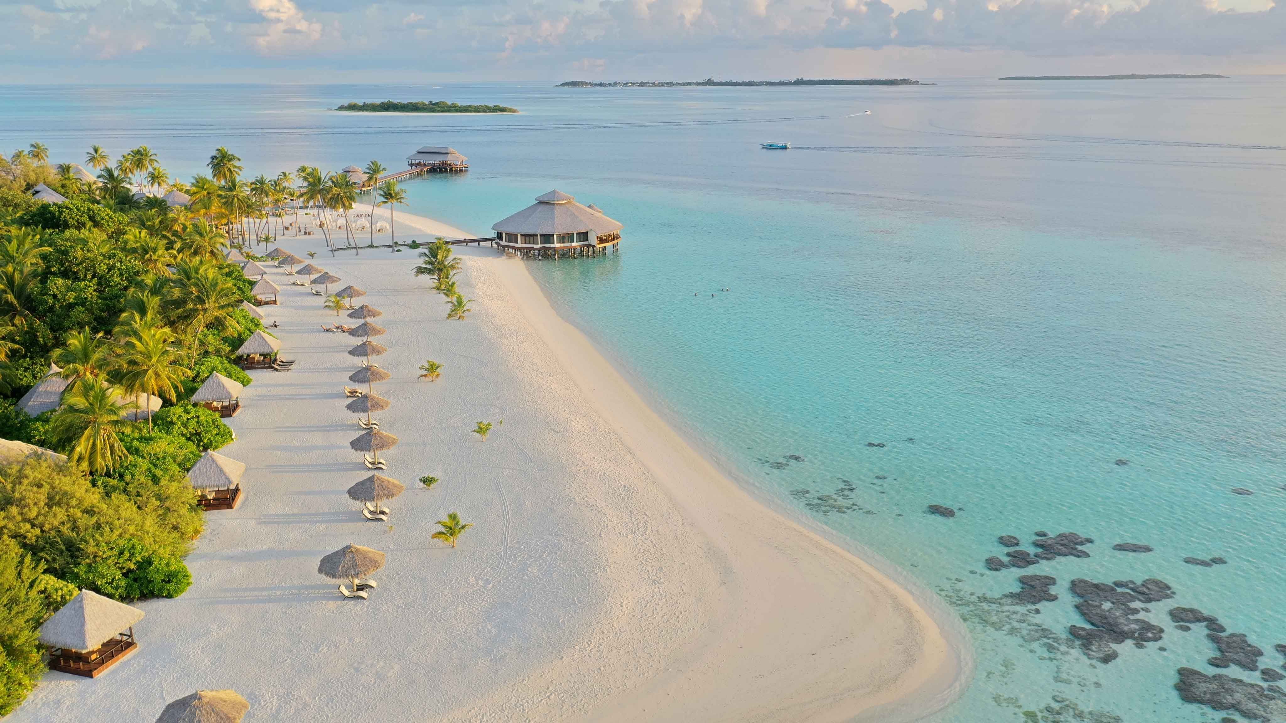 Ein Paradies für die Flitterwochen: die Malediven.