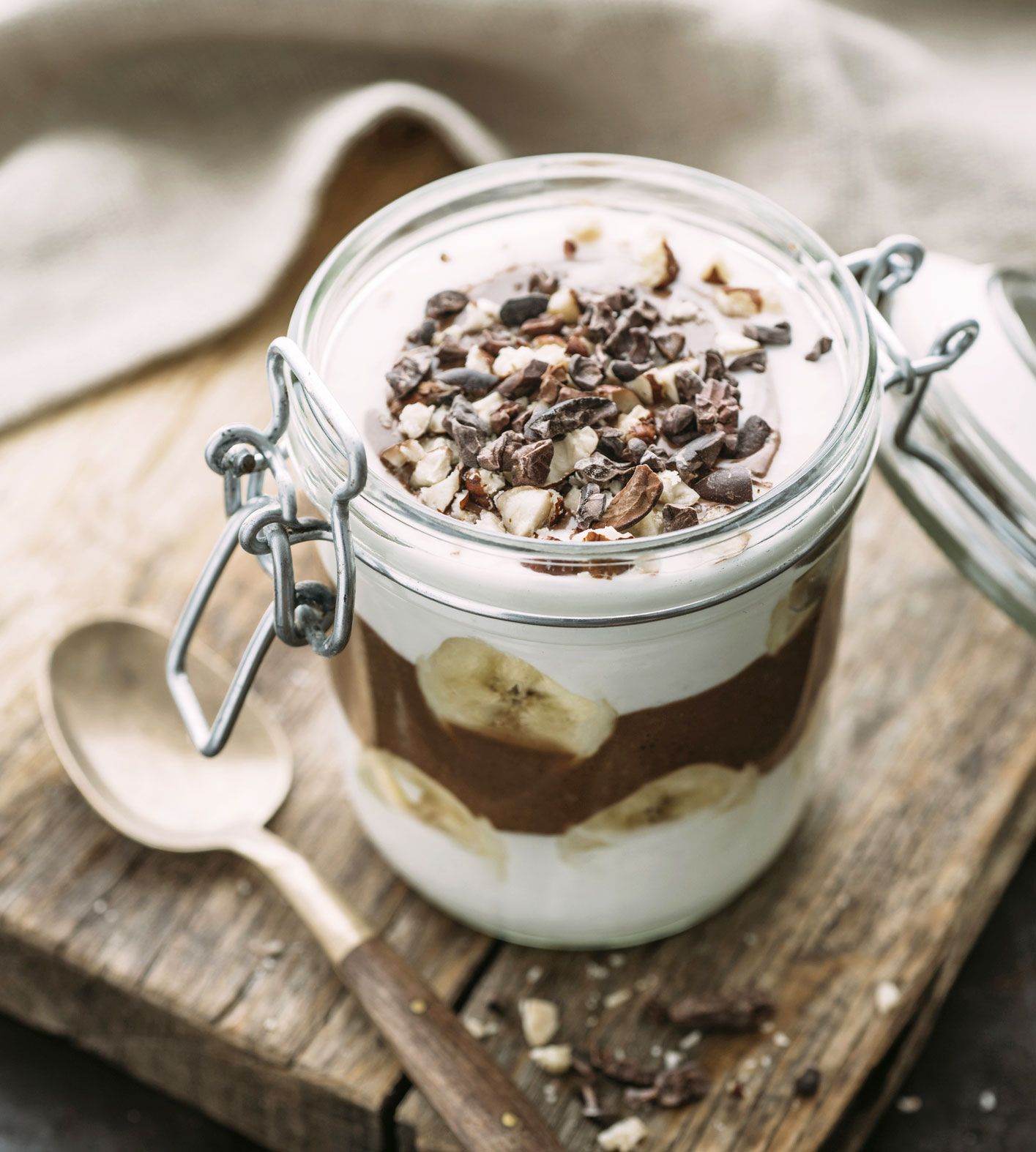 Leichte Desserts: Rezept für Banoffee ohne Sahne