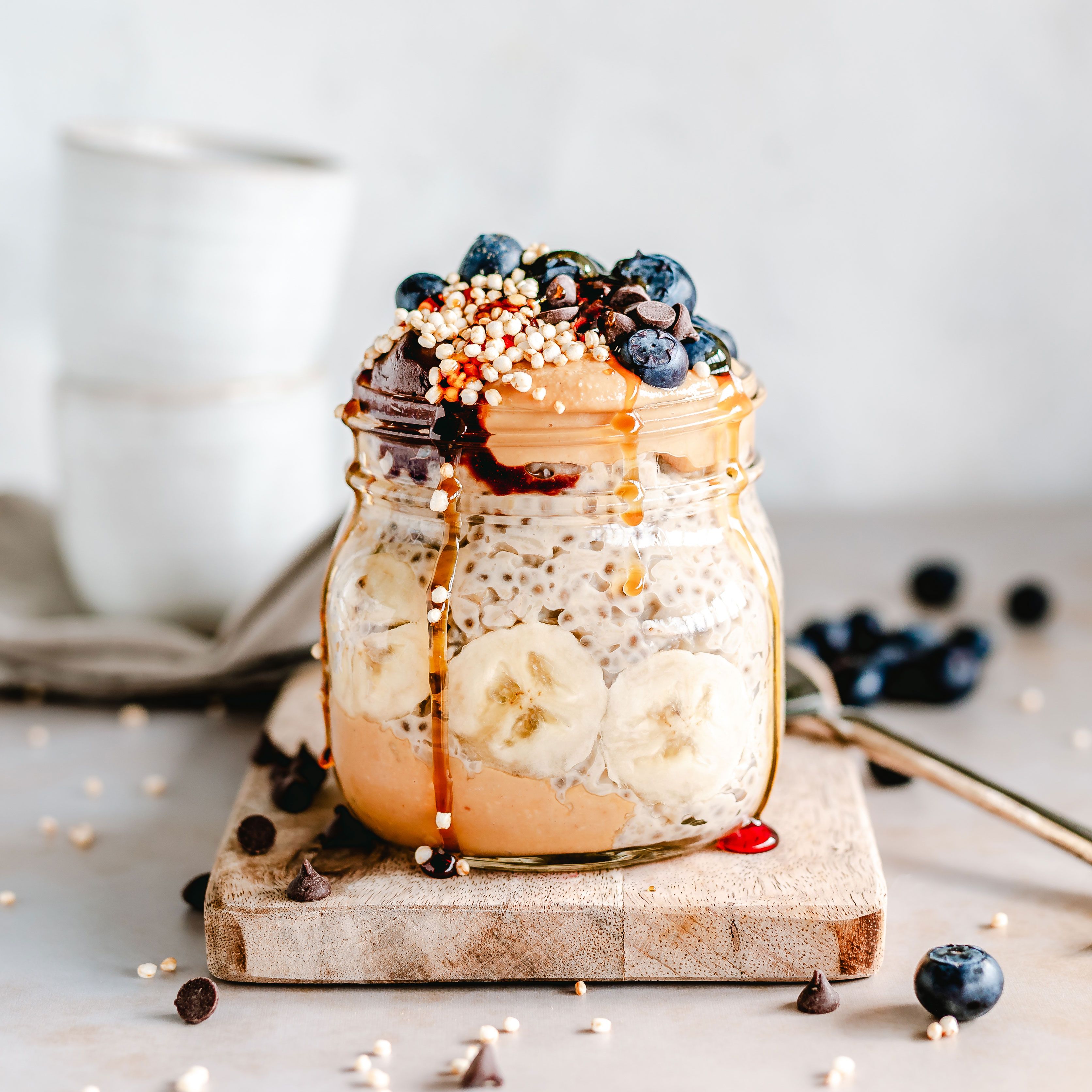 Veganes Frühstück zum Mitnehmen: Rezept für Overnight Oats