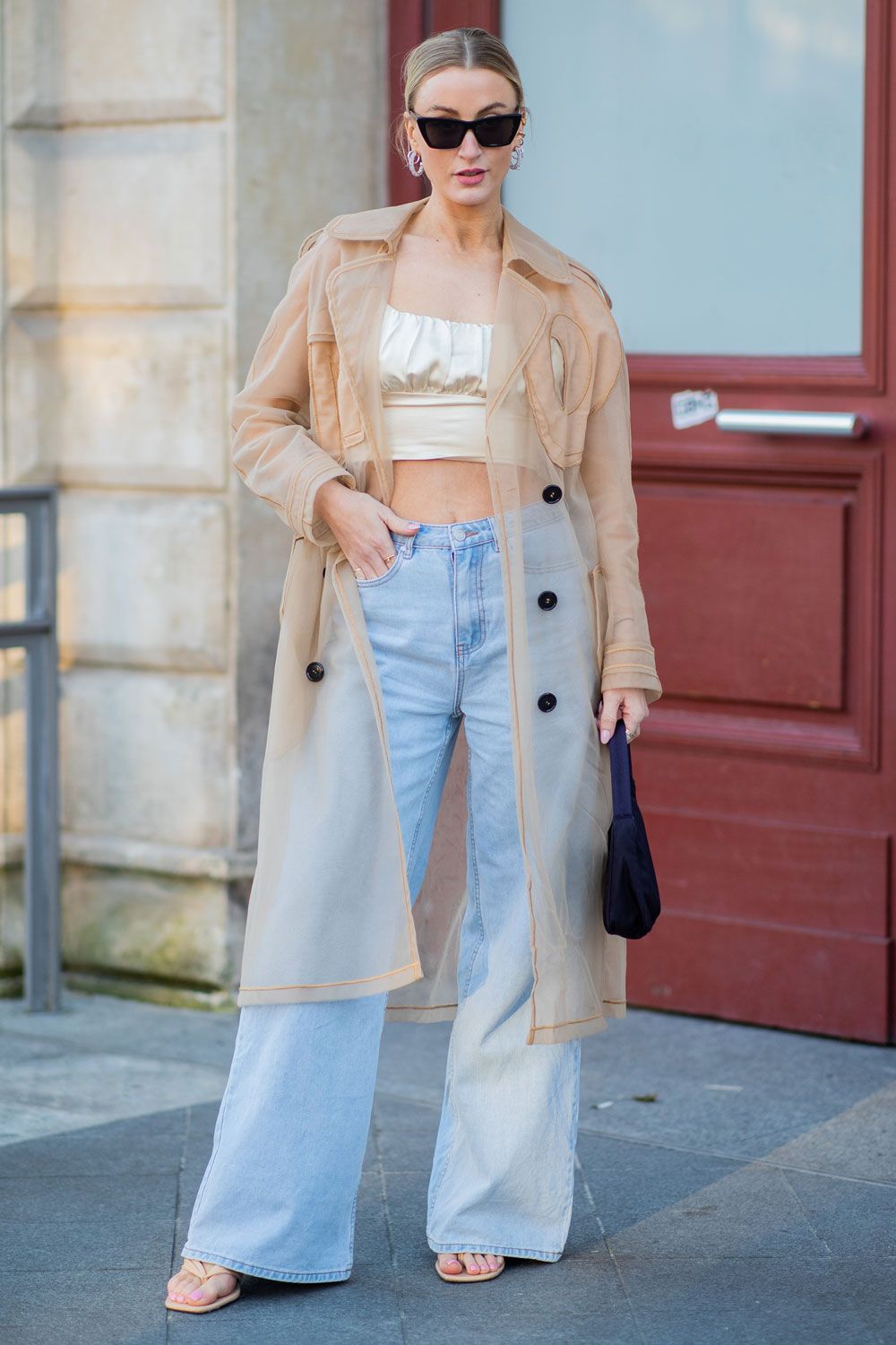 Wide Leg Jeans kombinieren