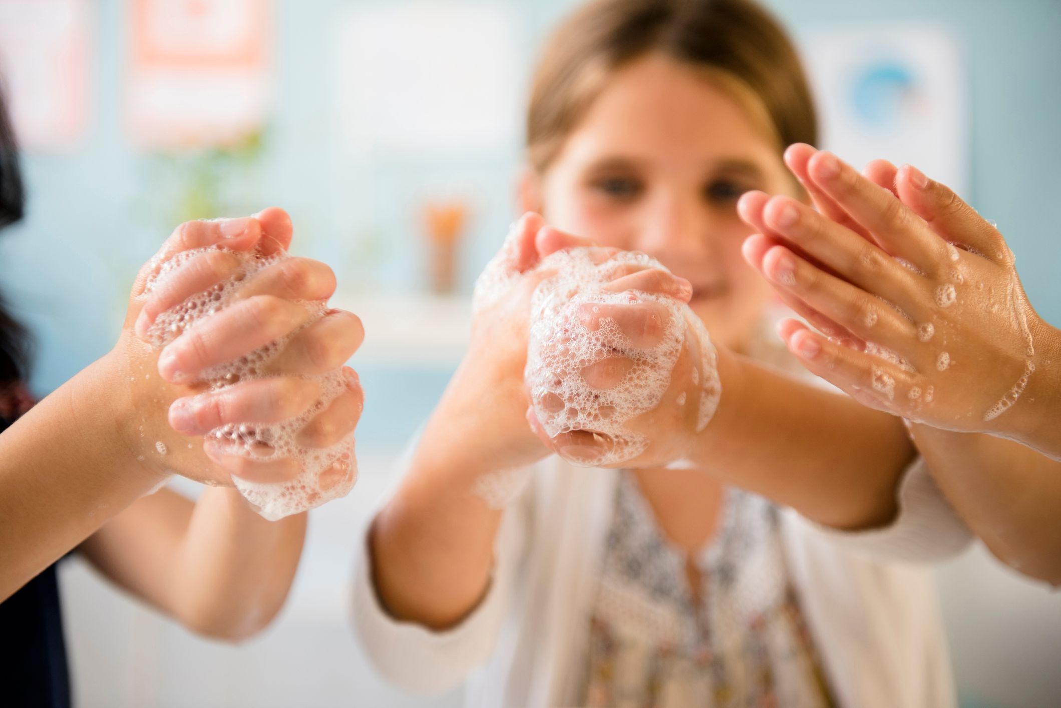 Hände waschen mit Kindern