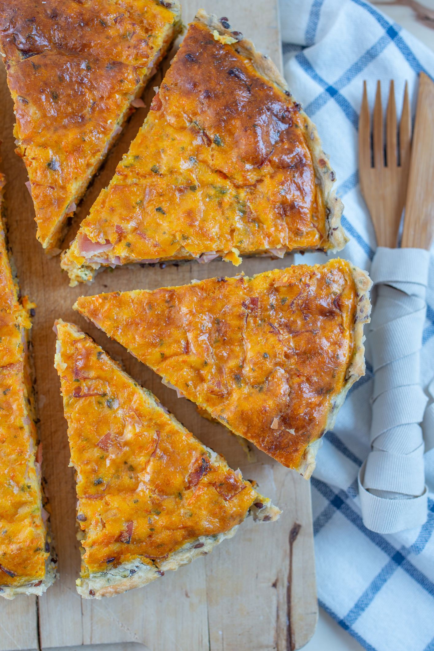 Karotten Zucchini Quiche