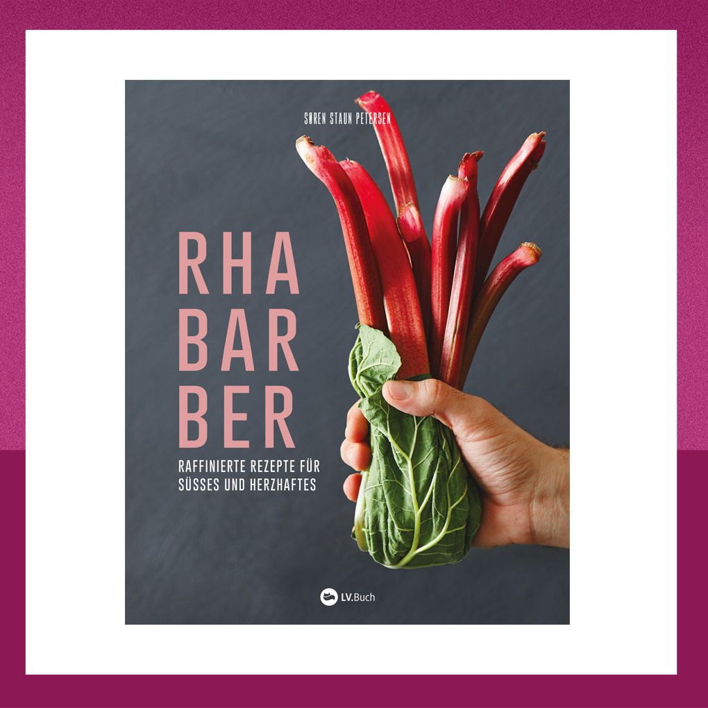 Kochbuch mit Rhabarber-Rezepten