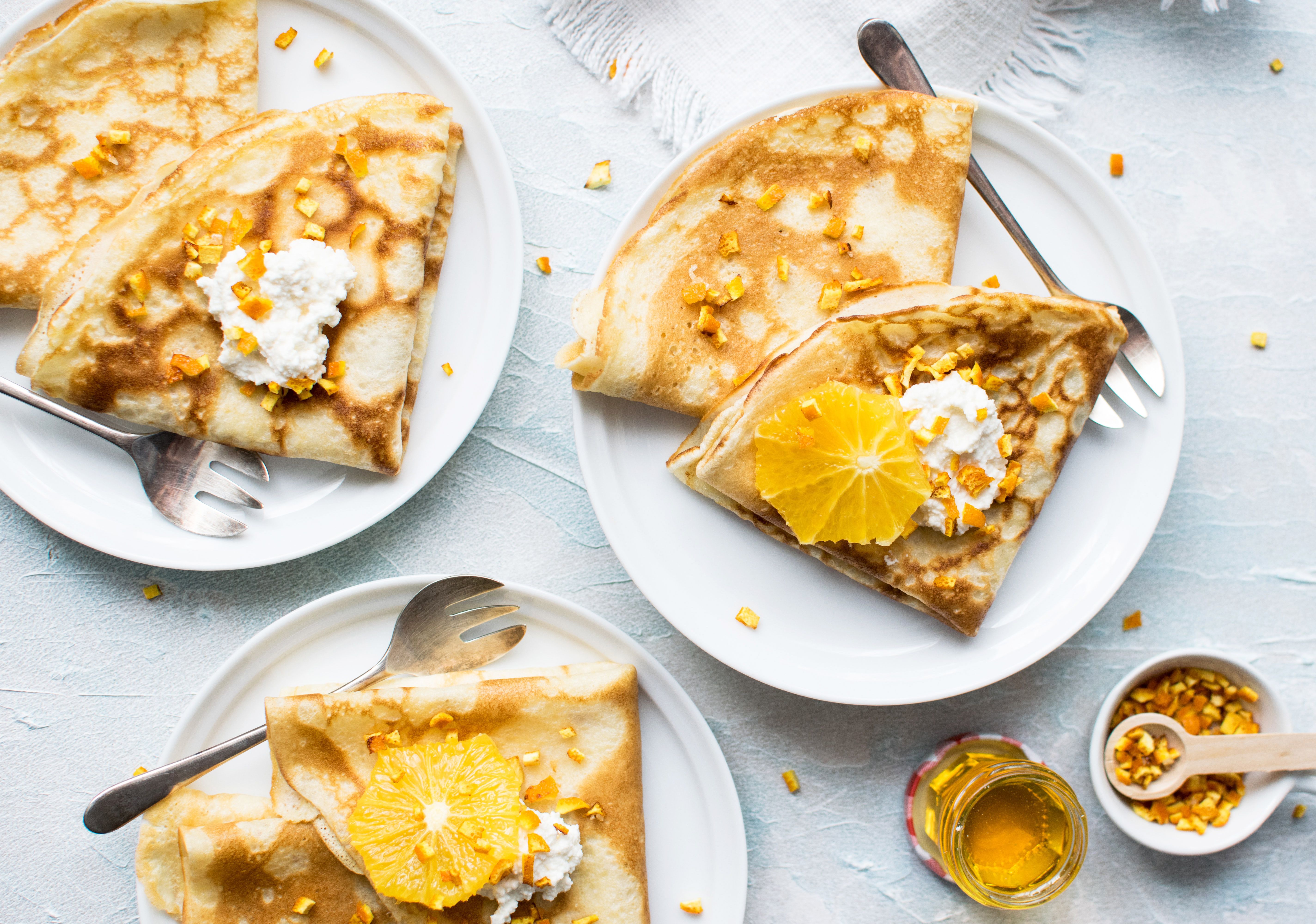 Crêpes lassen sich auch vegan zubereiten