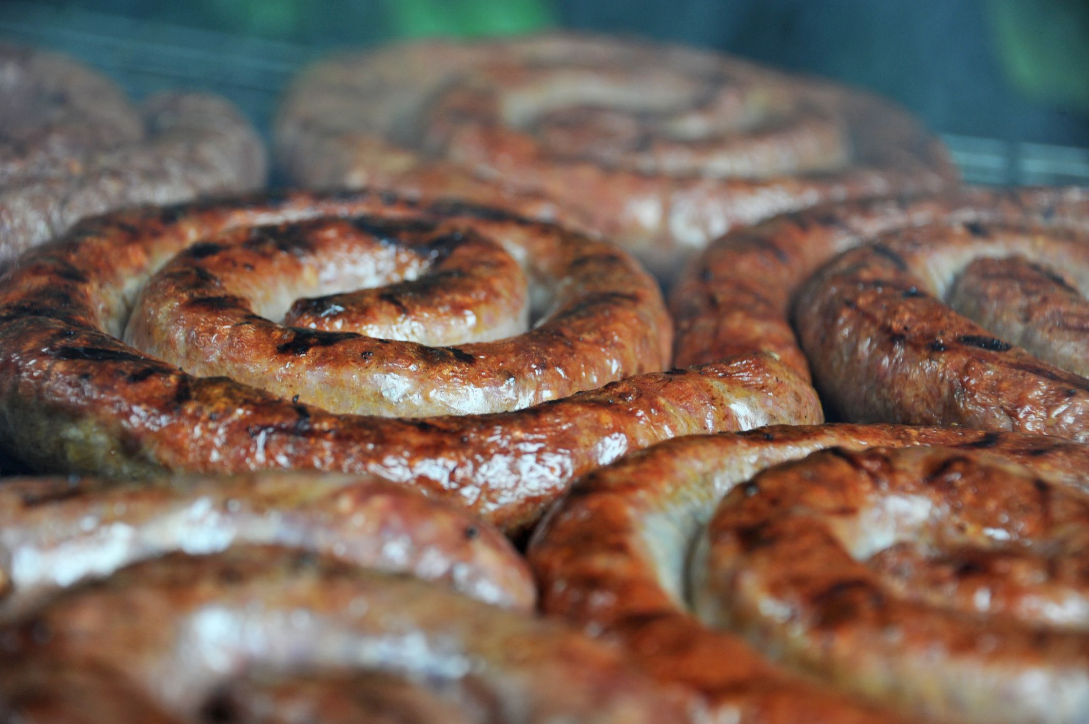 Boerewors ist eine typische afrikanische Grillspeise Boerewors ist eine typische afrikanische Grillspeise