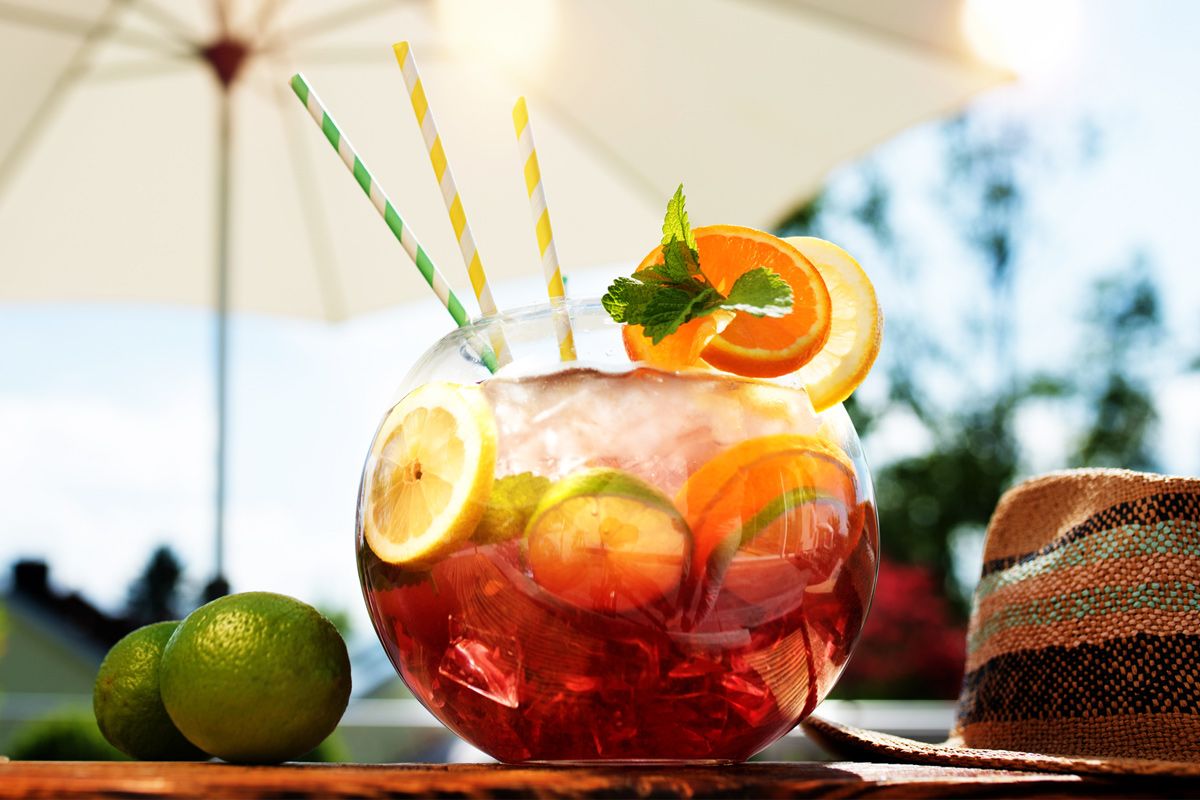 Mit Sangria kommt direkt Urlaubsfeeling auf