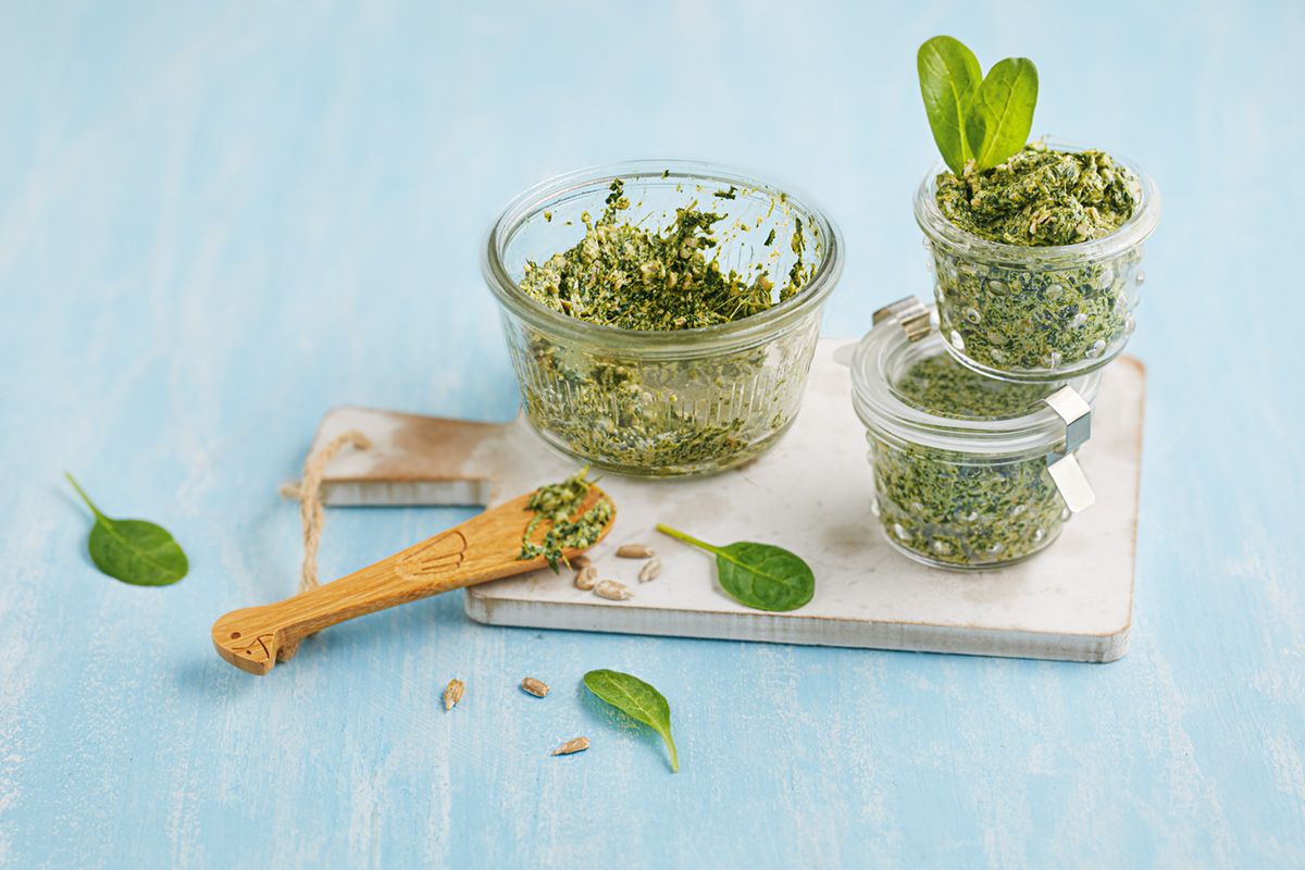 Beikost-Rezepte: Spinat-Aufstrich Beikost-Rezepte: Spinat-Aufstrich