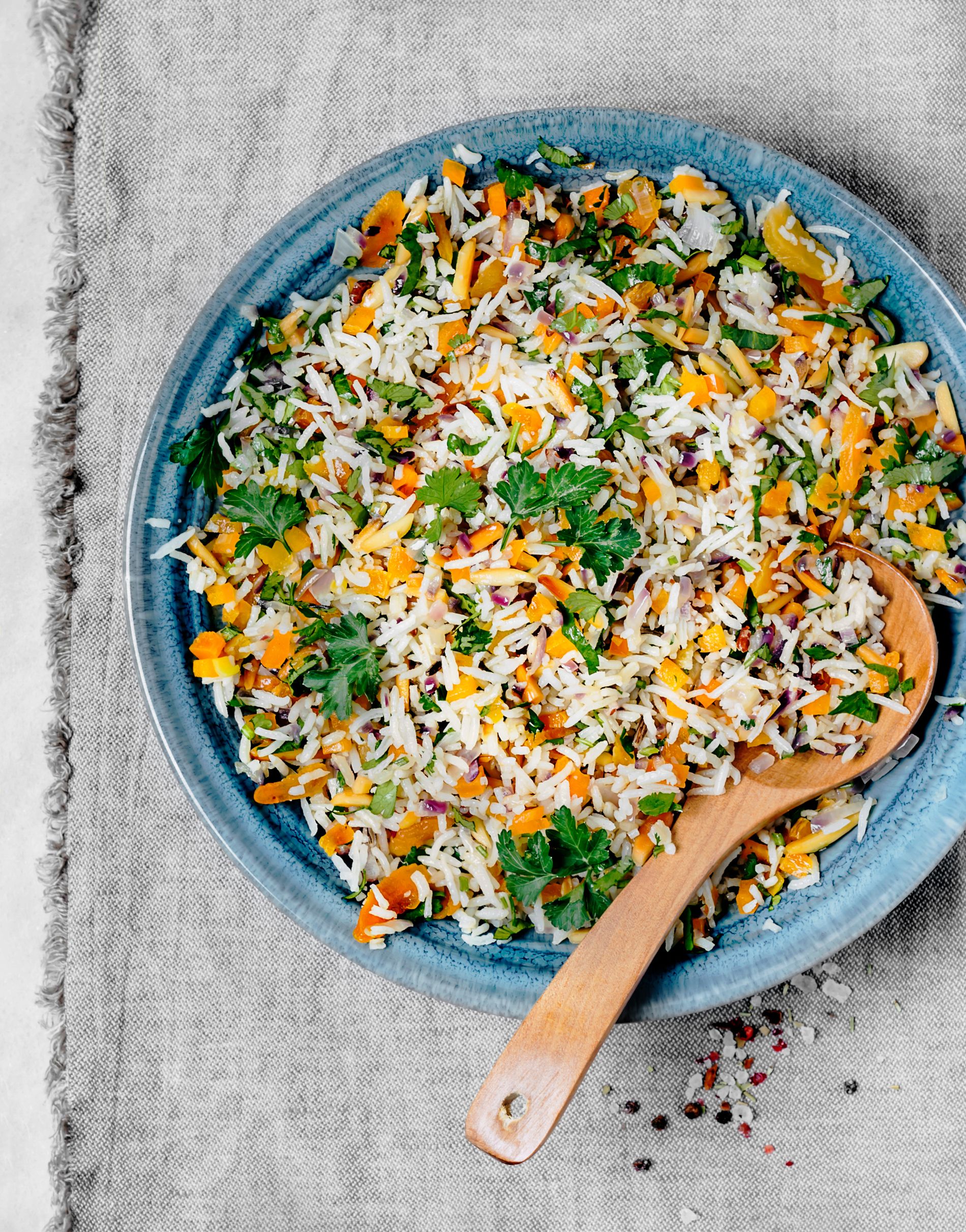 Reissalat zum Grillen Reissalat zum Grillen