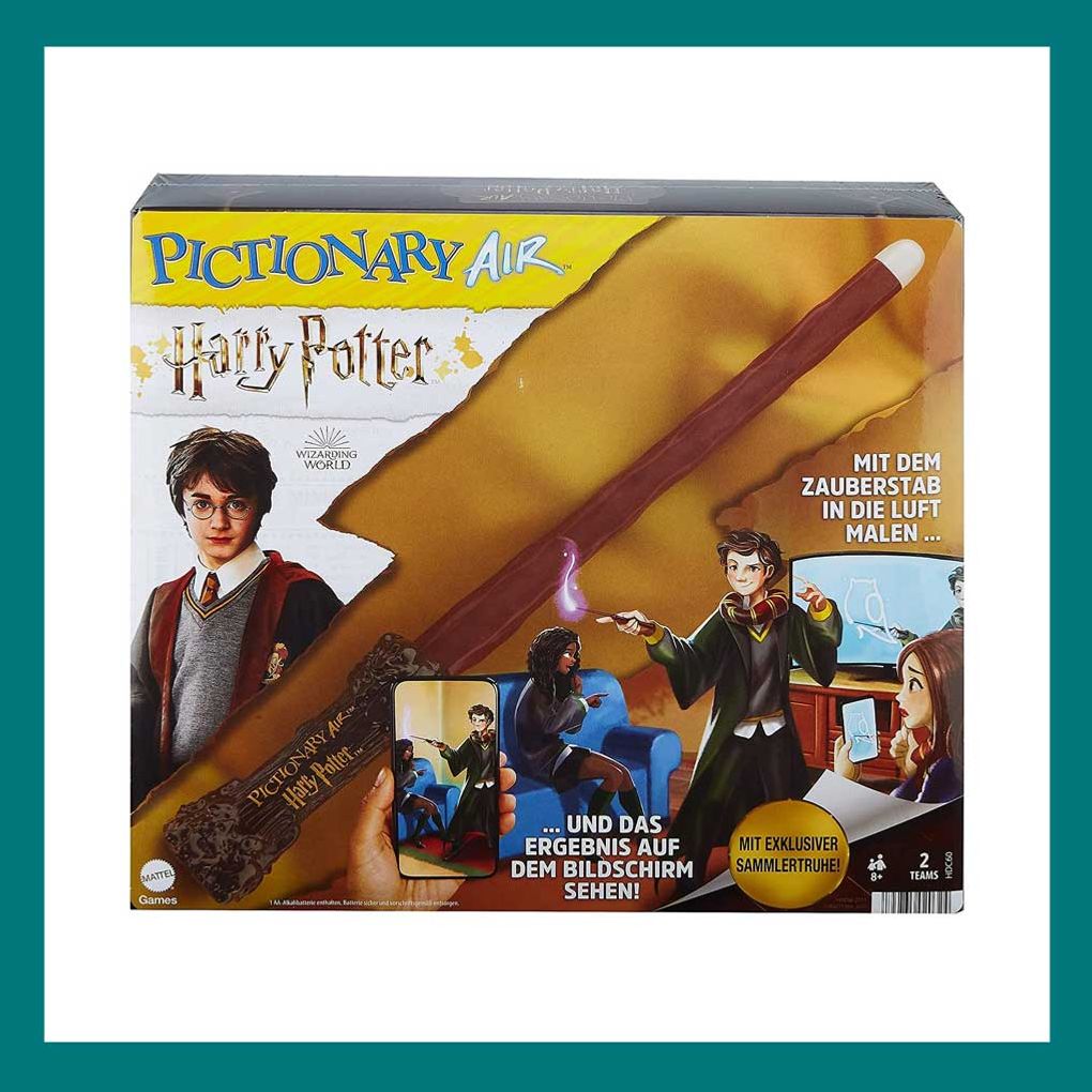 Harry Potter Geschenk: Pictionary mit Harry Potter Zauberstab