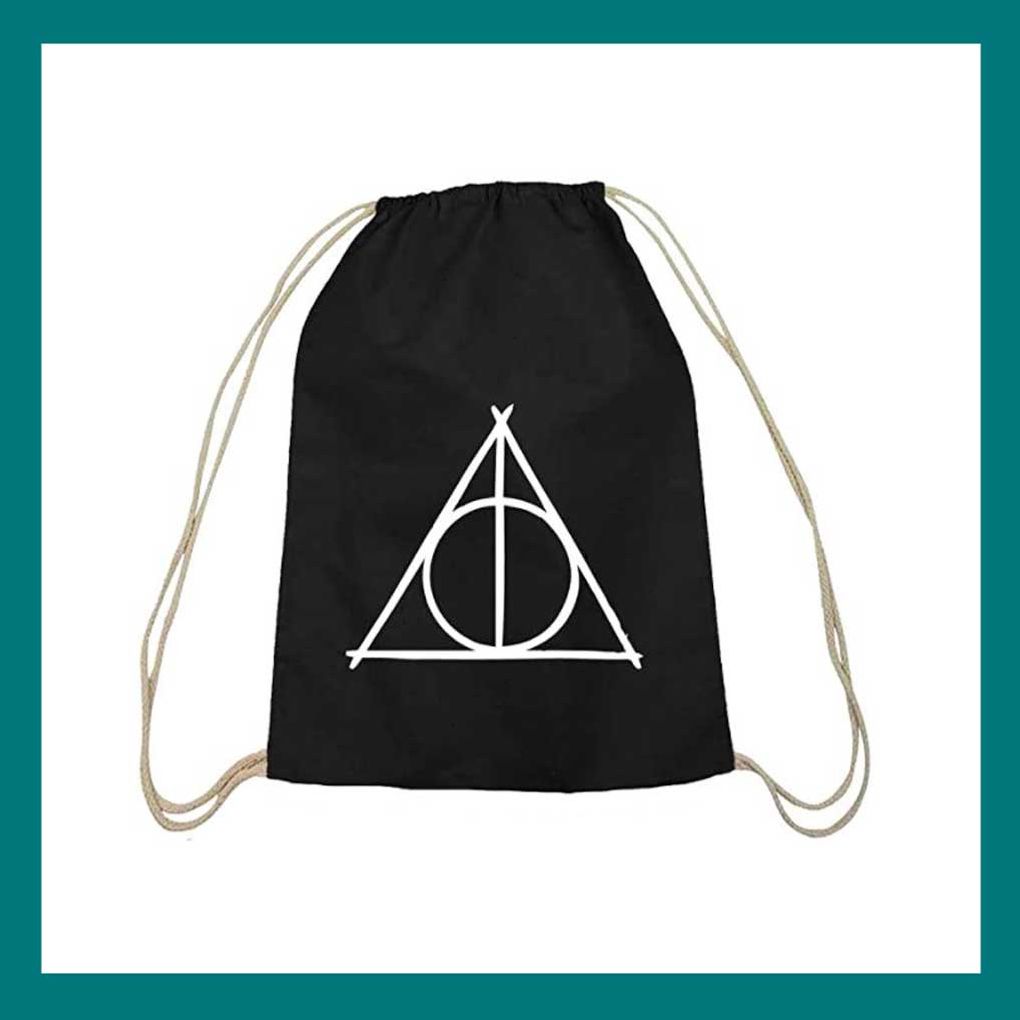 Harry Potter Geschenk: Turnbeutel mit Harry Potter Symbol