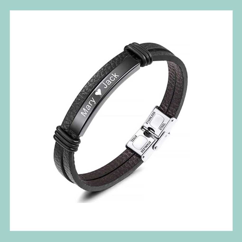 Geschenk für den Freund: Personalisierbares Armband