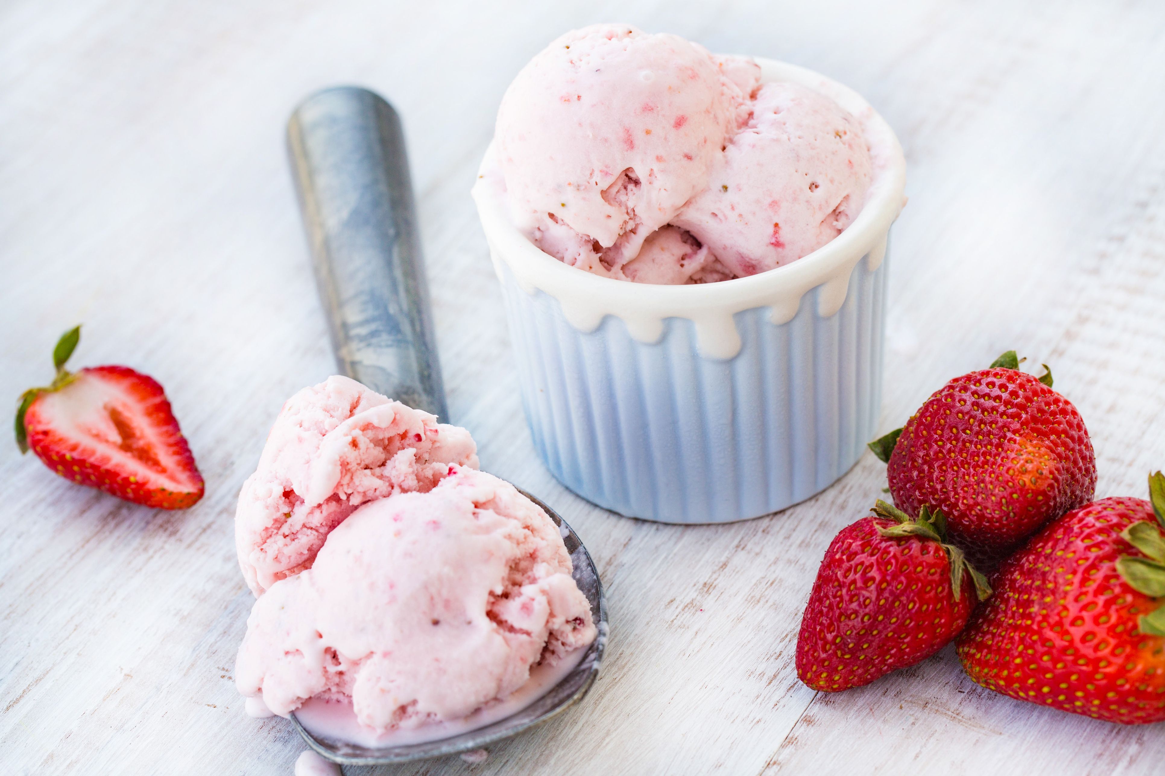 Rezept für Erdbeer-Eis