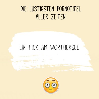 Die lustigsten Pornotitel aller Zeiten