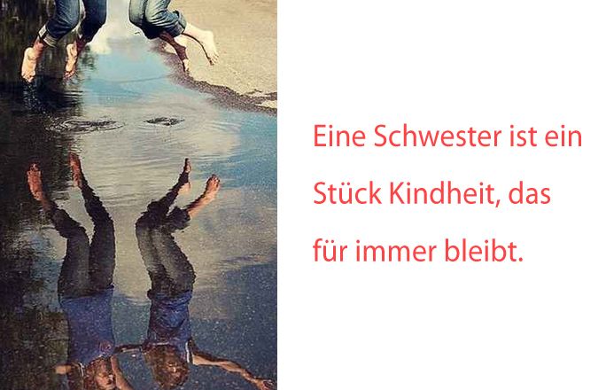 Geschwister-Spruch für Schwestern