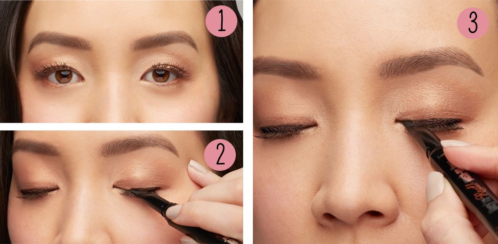 Eyeliner auftragen Anleitung