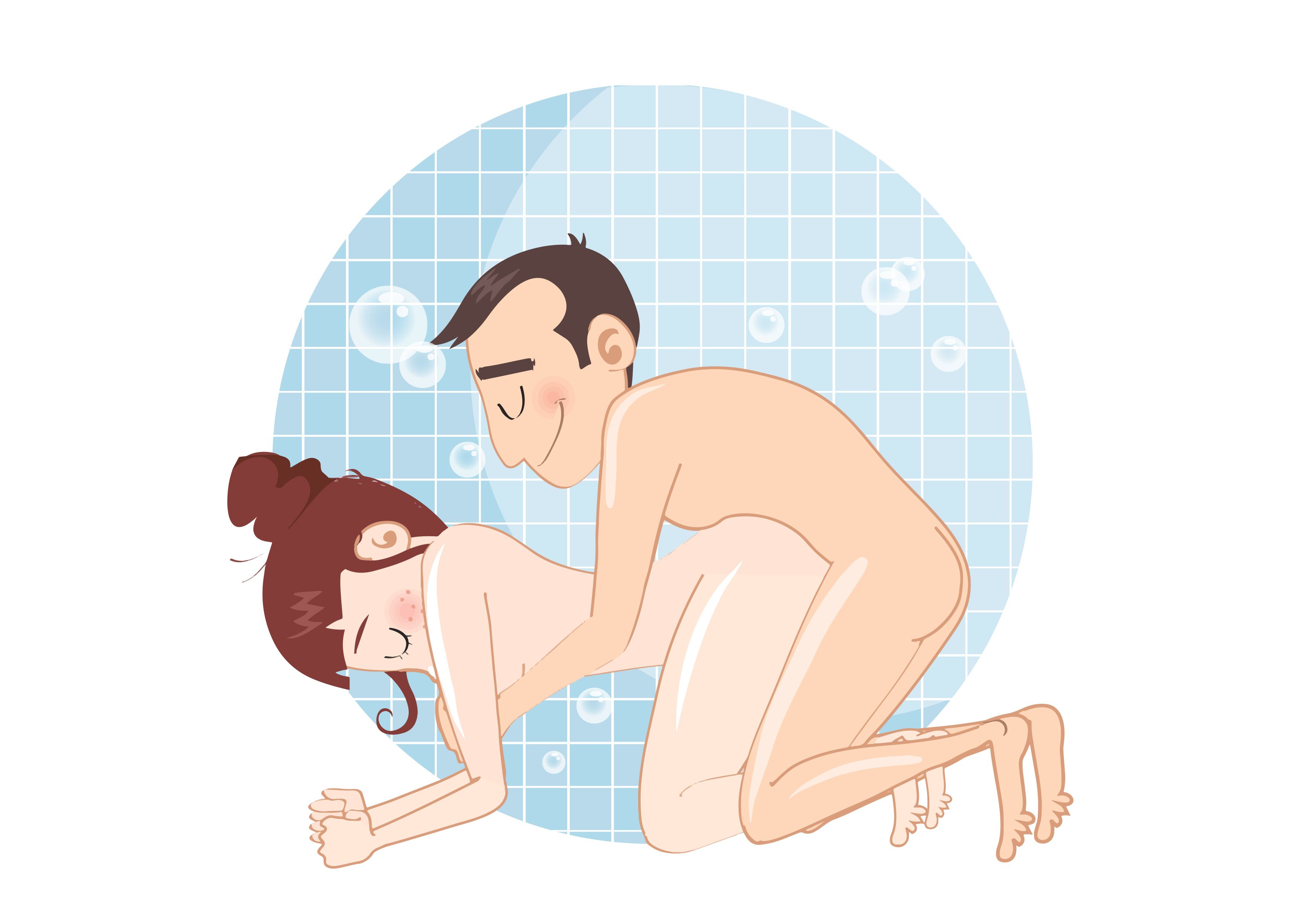 Faire l'amour sous la douche