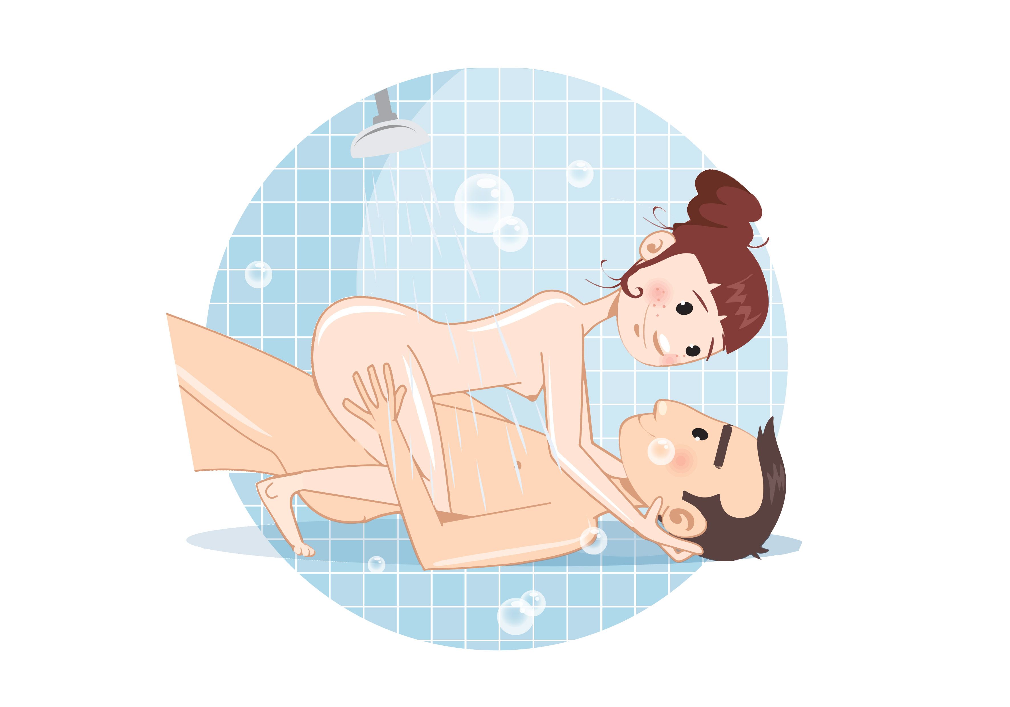 Faire l'amour sous la douche