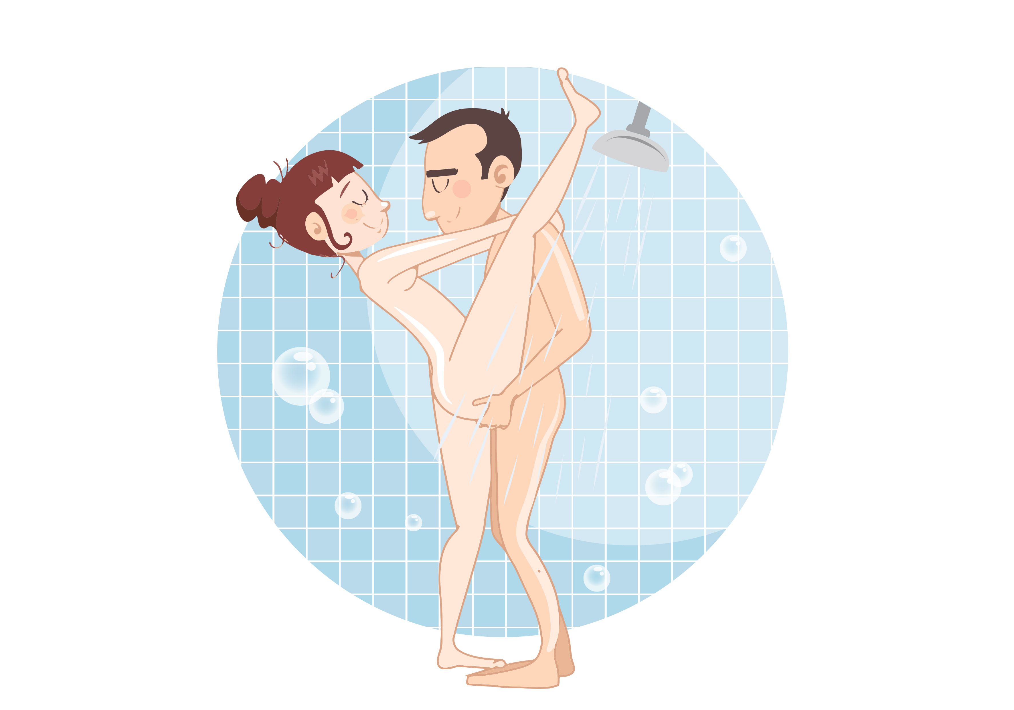 Faire l'amour sous la douche