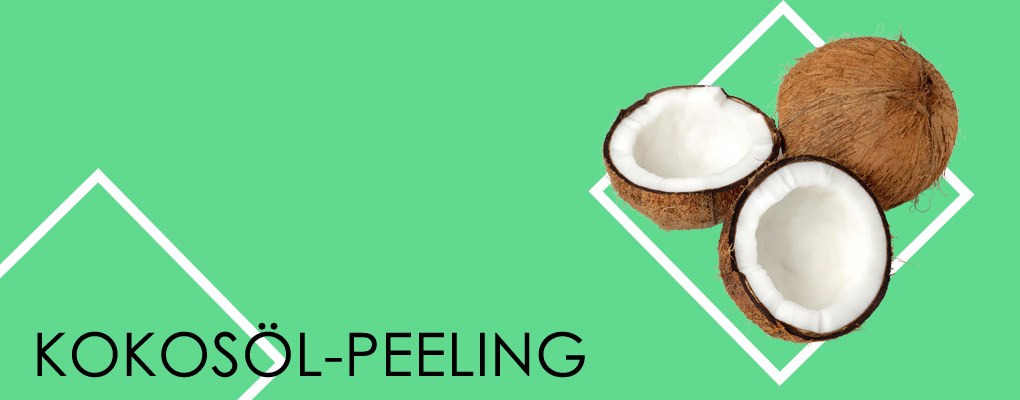 Kokosöl-Peeling