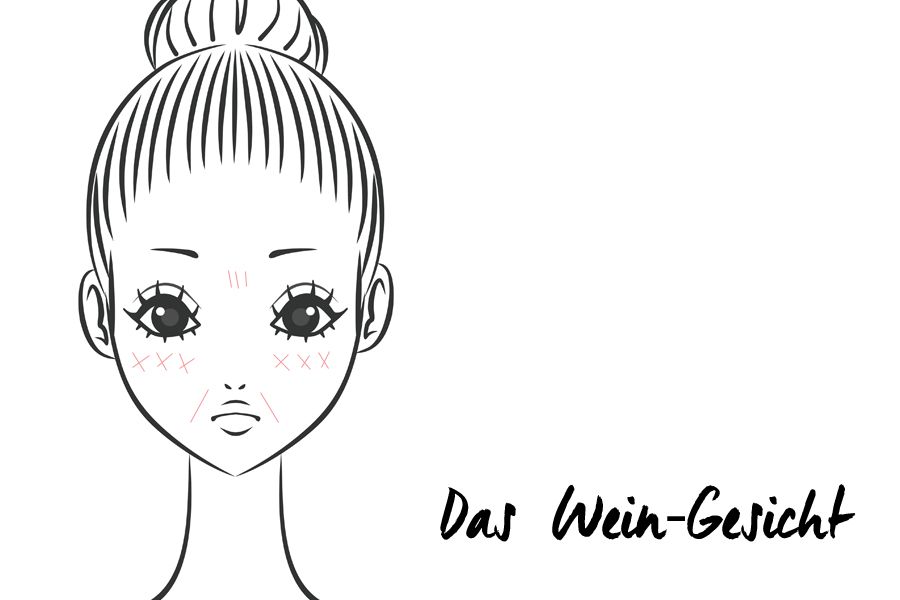 Wein-Gesicht Wein-Gesicht