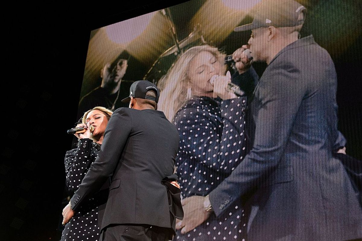 Beyoncé und Jay-Z zusammen bei einem Auftritt