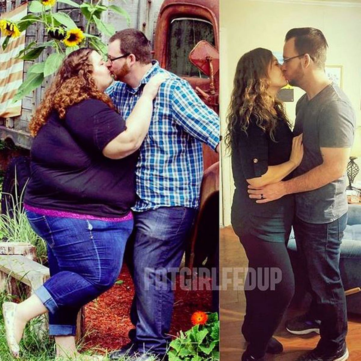 Paar nimmt 180 Kilo ab