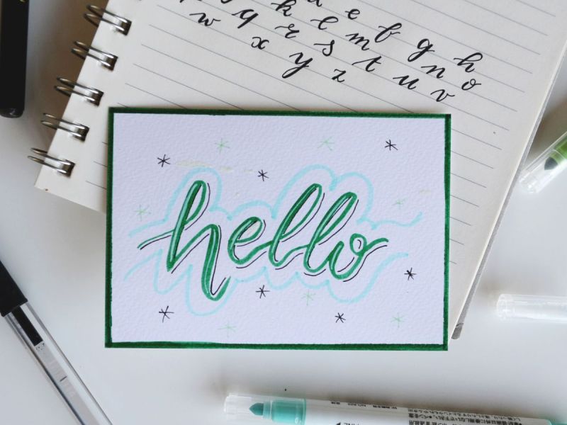 Handlettering Anleitung: Schönschrift für Anfänger