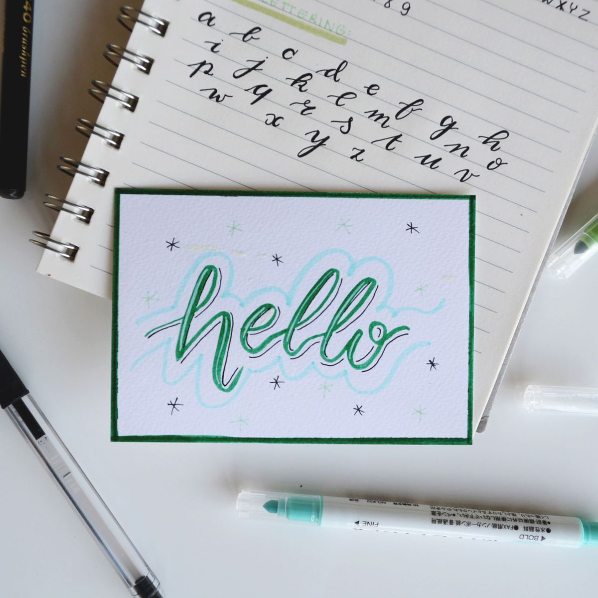 Handlettering Anleitung: Schönschrift für Anfänger