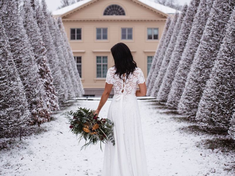 Eine Winterhochzeit steht einer Feier im Sommer in Nichts nach!