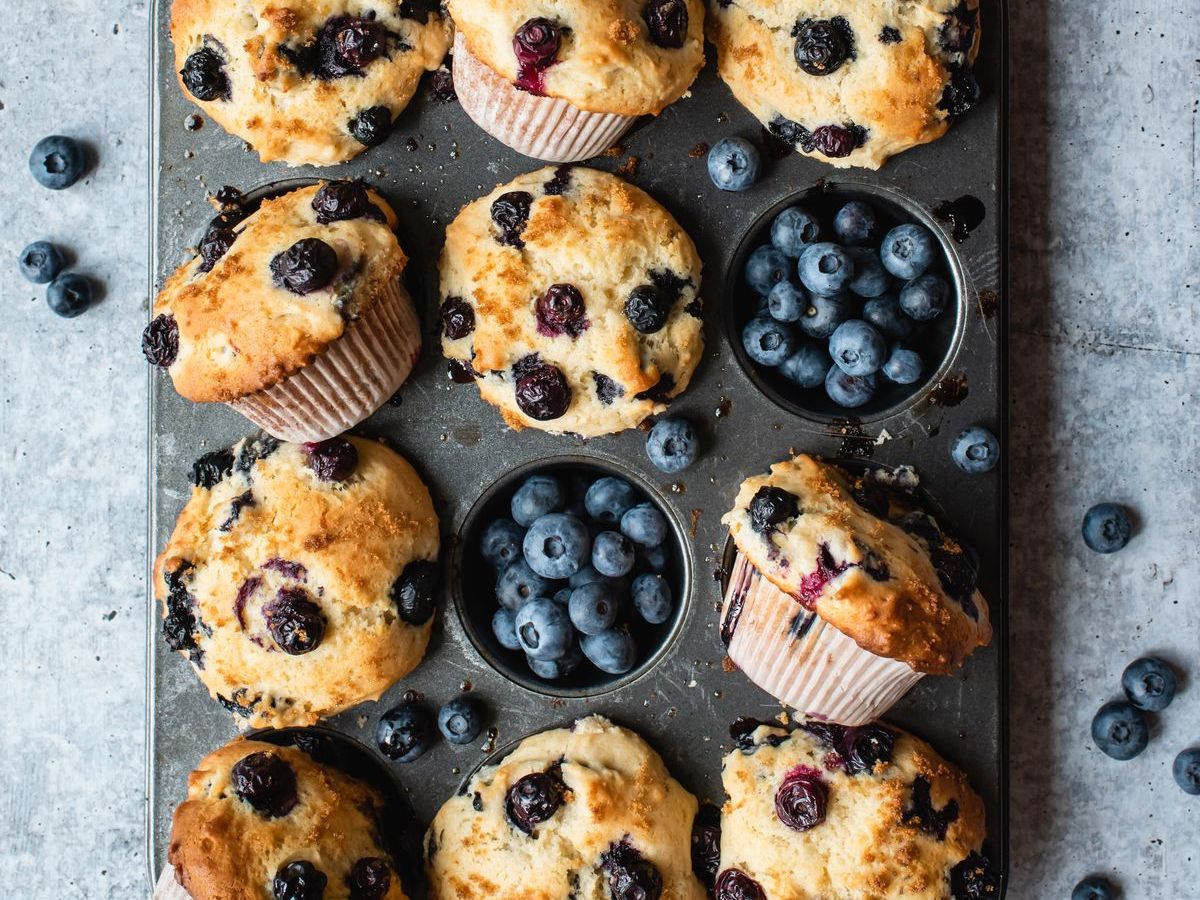 Blaubeermuffins: Rezept für das fruchtig süße Gebäck