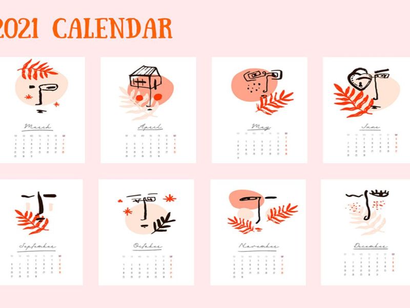 Wandkalender 2021: Die 10 schönsten Planer fürs neue Jahr