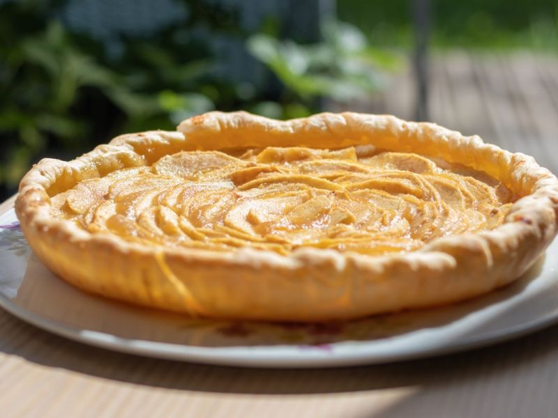 Apfeltarte mit Blätterteig