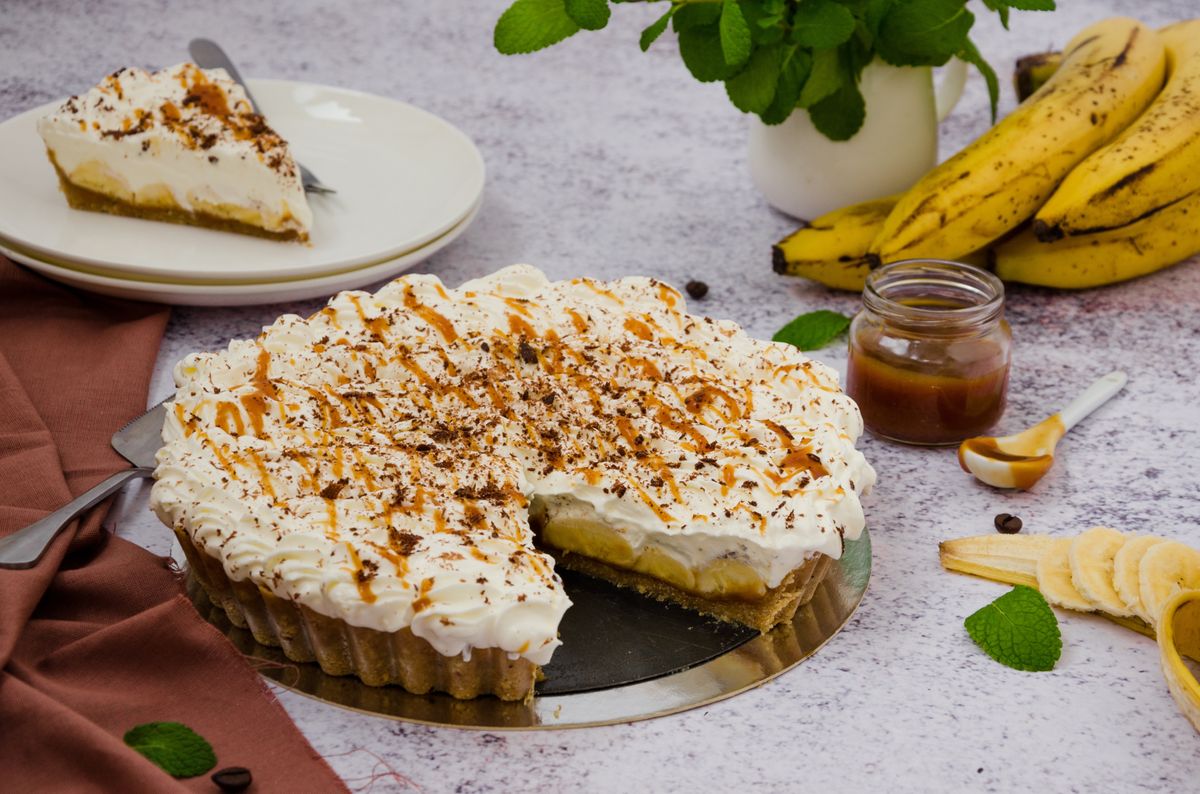 Banoffee-Kuchen: Weltbestes Rezept mit Banane, Karamell und Schmand