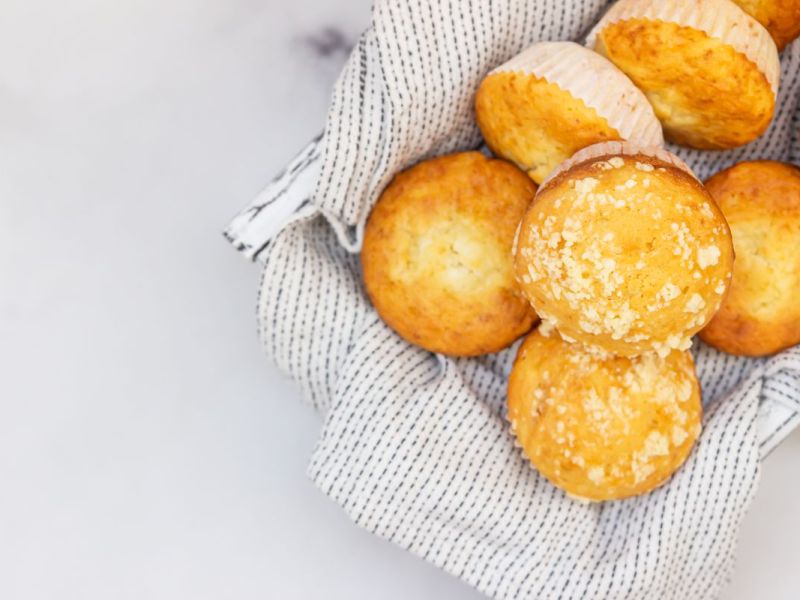 Muffins mit Vanillepudding: Super saftiges Rezept
