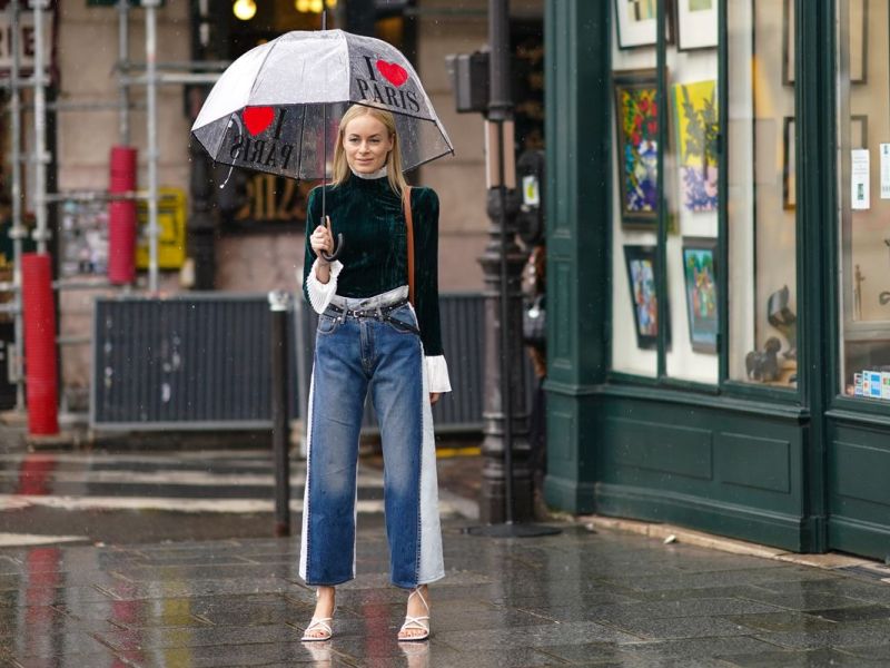 Two-Tone-Jeans sind Trend