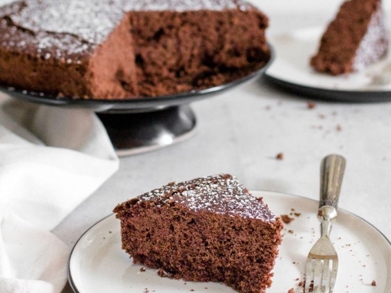 Blitz-Rezept für saftigen Schokokuchen mit Joghurt