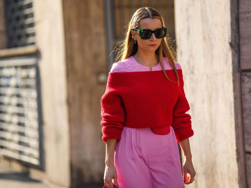 Trend-Kombi: Rot und Rosa