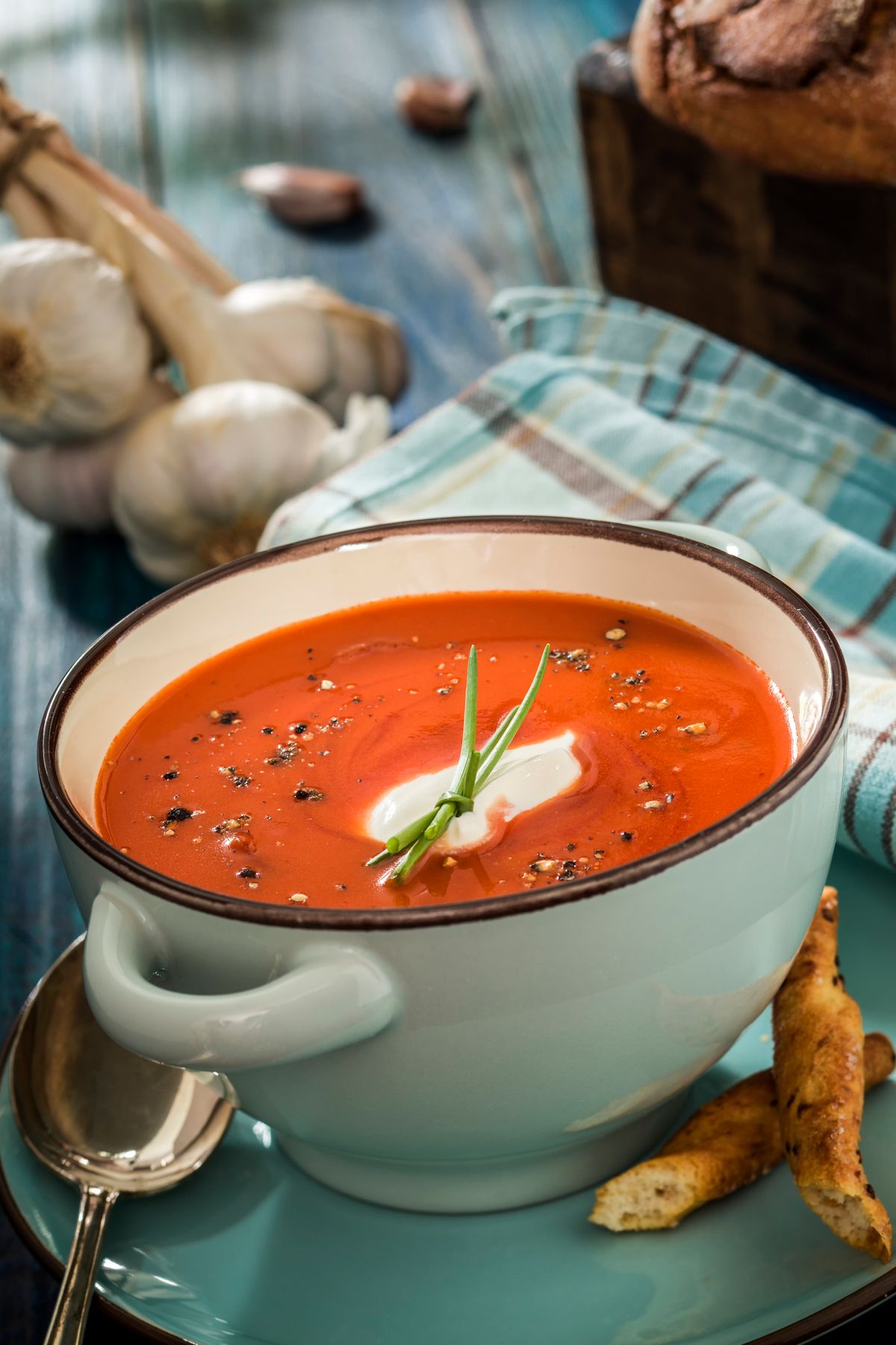 Geröstete Tomatensuppe: Geniales Rezept für Suppe aus dem Ofen