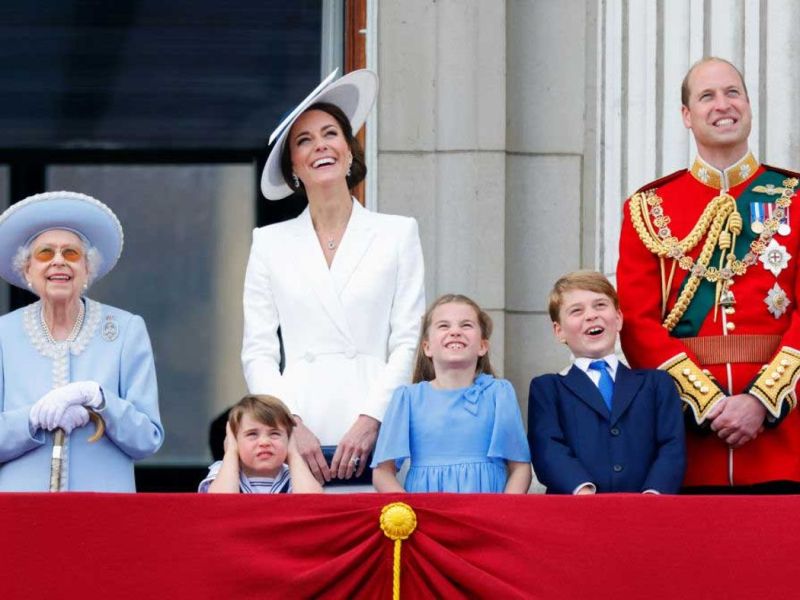 Queen Elizabeth II. an ihrem 70-Jährigen Thronjubiläum