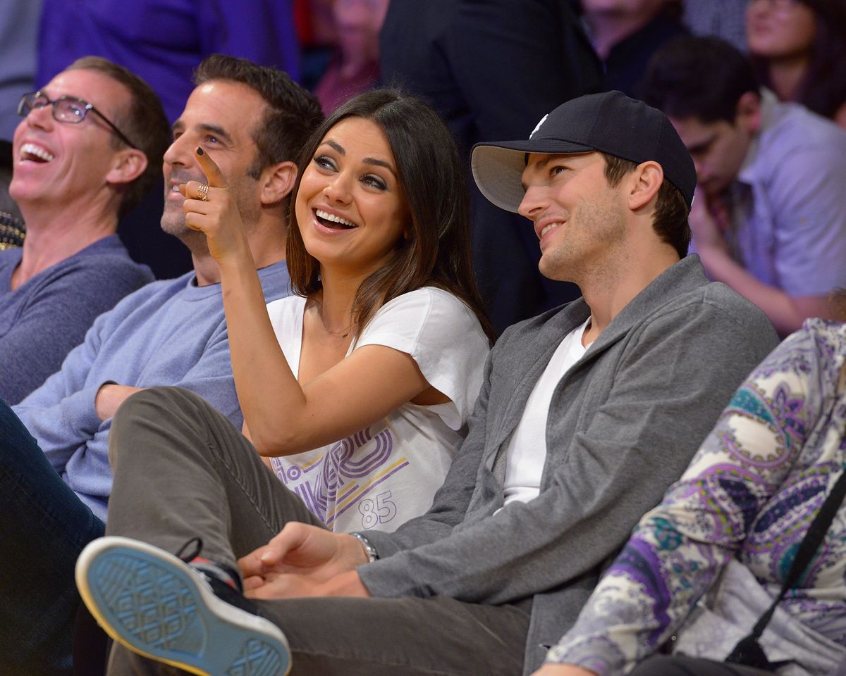 Ashton Kutcher und Mila Kunis