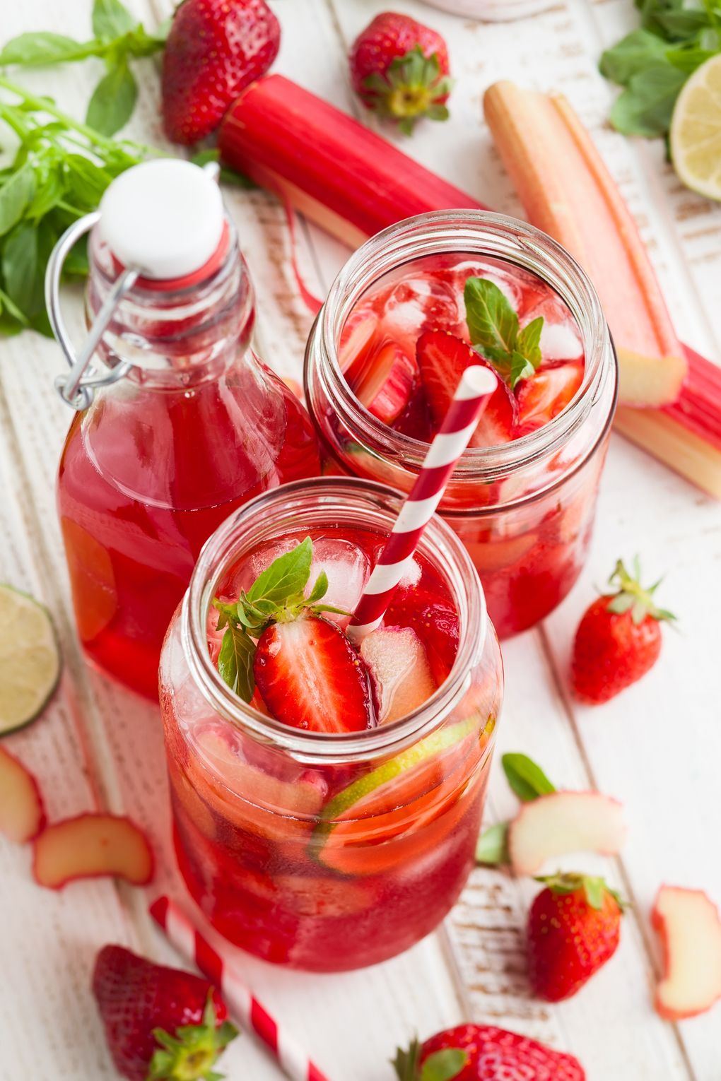 Limonade selber machen: Rezept für Erdbeer-Limonade