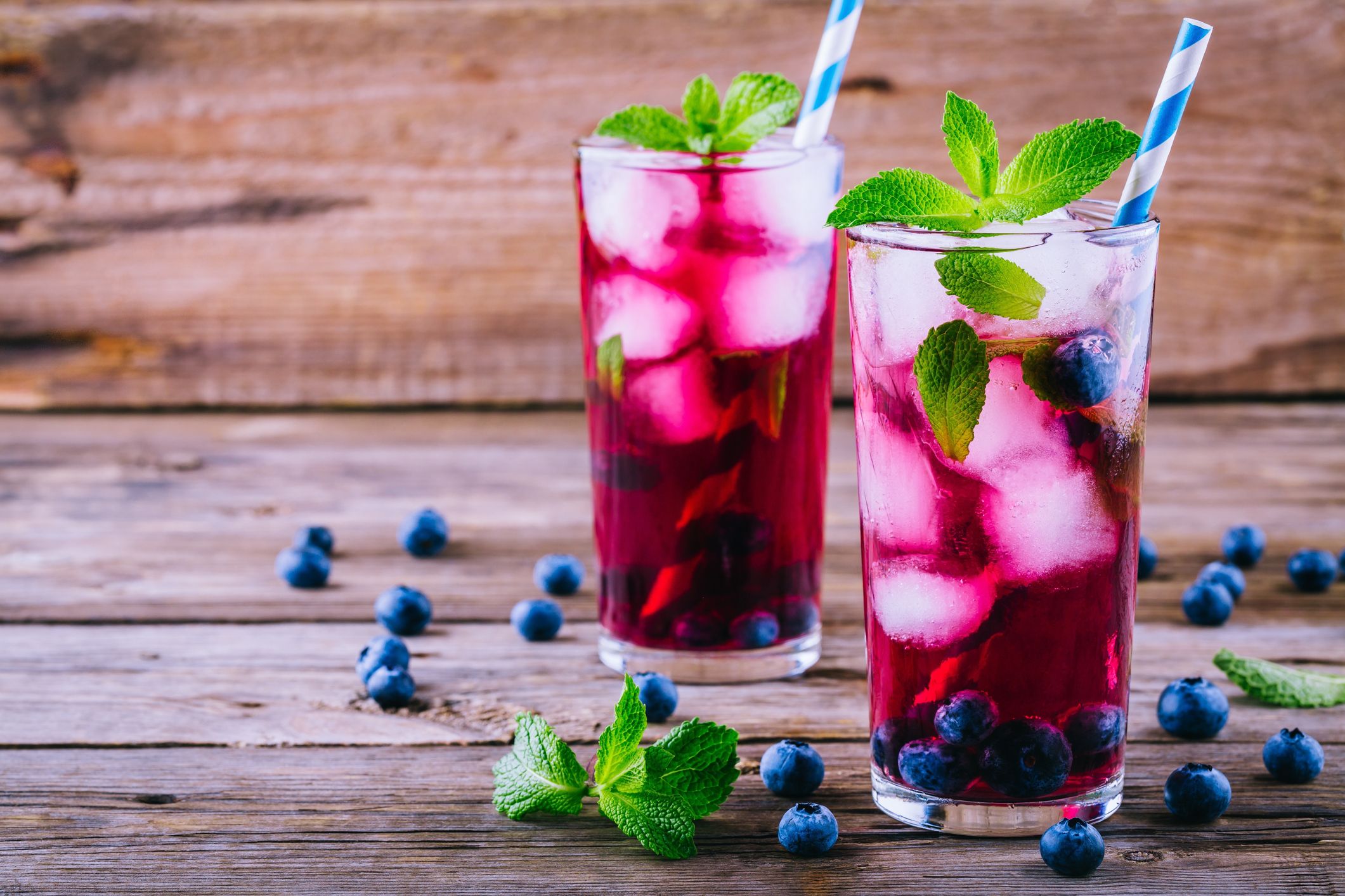 Blaubeer Limonade