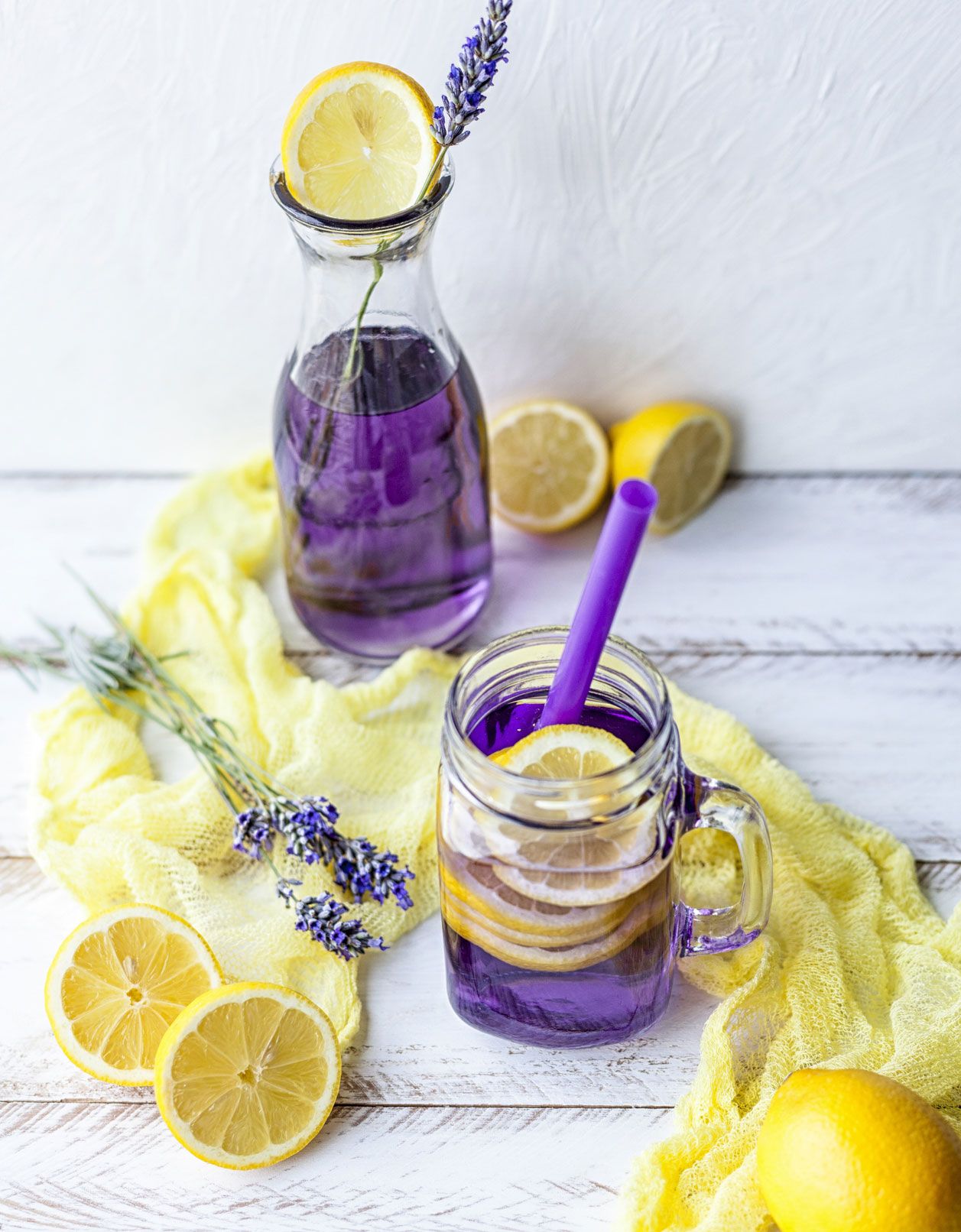 Zitrone-Lavendel Infused Water