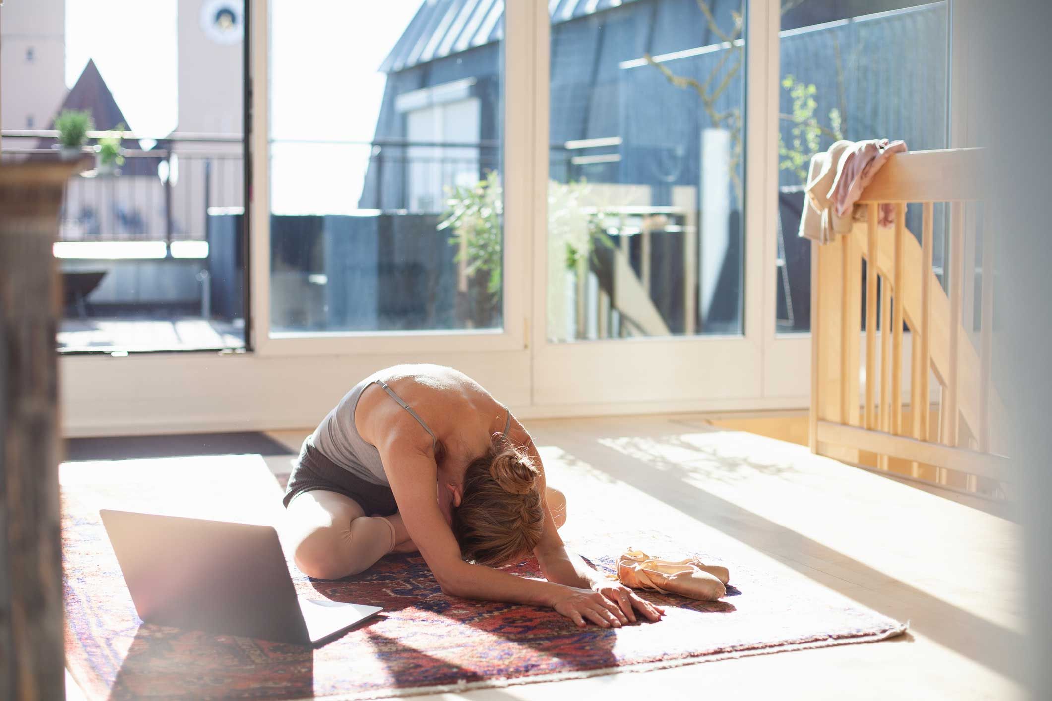 Ballett-Workouts zu Hause