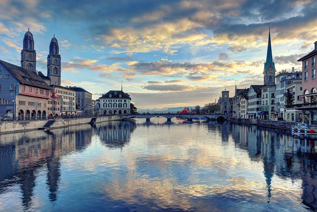 Platz 3 der lebenswertesten Städte: Zürich Platz 3 der lebenswertesten Städte: Zürich