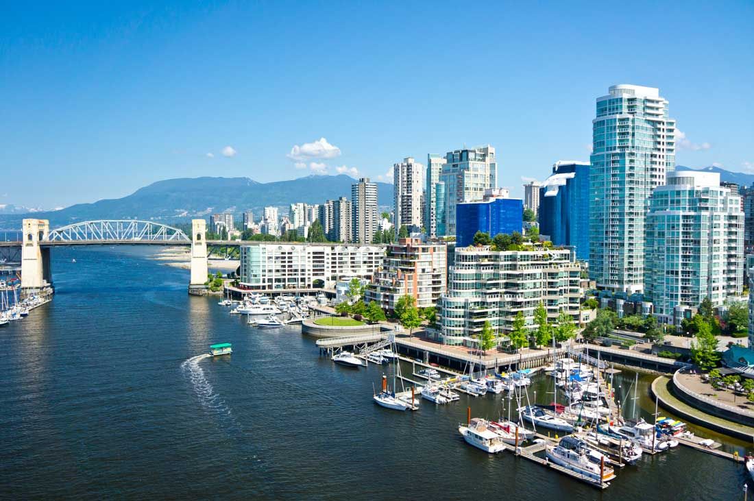 Platz 5 der lebenswertesten Städte: Vancouver Platz 5 der lebenswertesten Städte: Vancouver